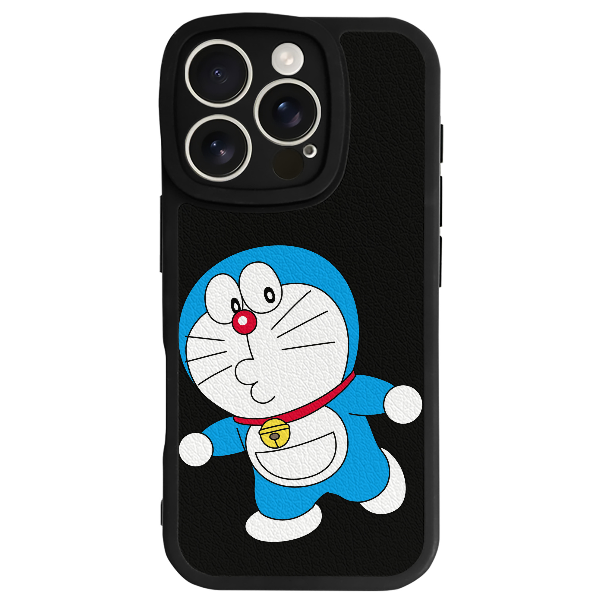 （画像用） ドラえもん Doraemon 【iPhone 16シリーズ対応】シリコンスマホケース（レザー調） 材質：シリコン